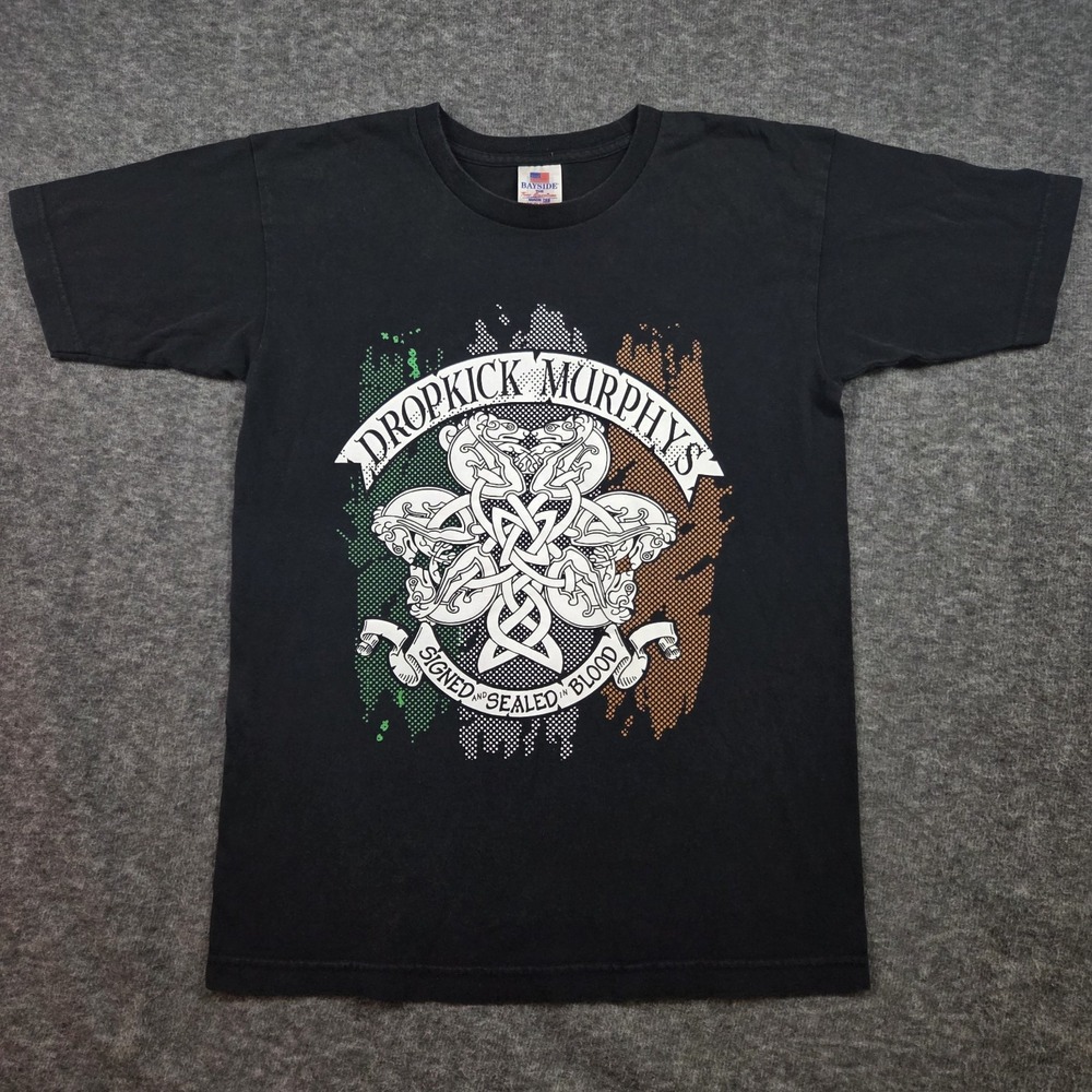 Dropkick Murphys Shirt Men Small Signed & Sealed In Blood USA Irish Celtic Punk